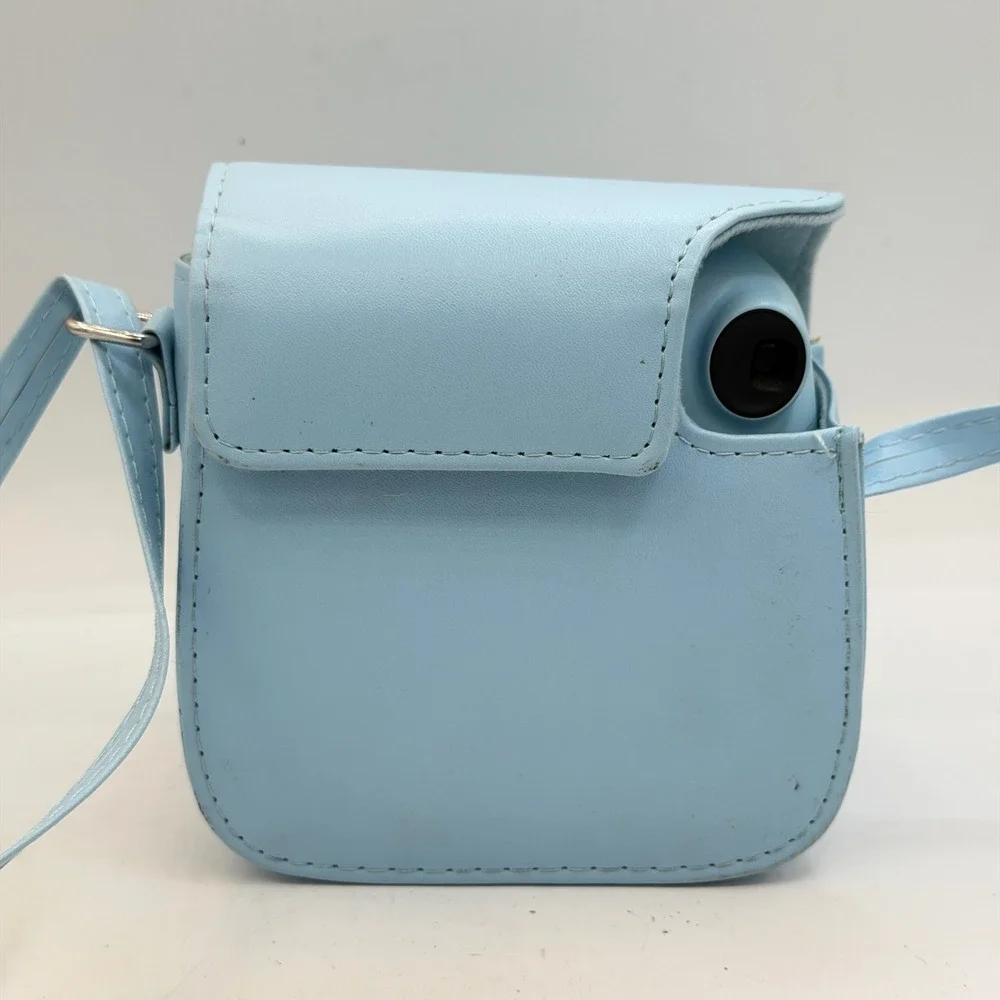 Fujifilm Instax Mini 7+ Instant Film Camera Blue with Matching Protective Case